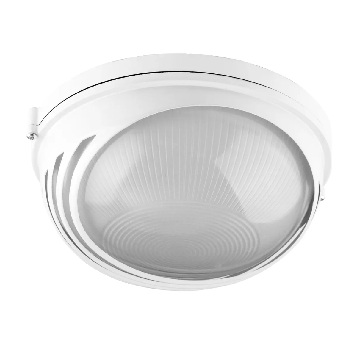 Corp de iluminat NPб1107 alb/rotund cu peri 100W IP54 TDM