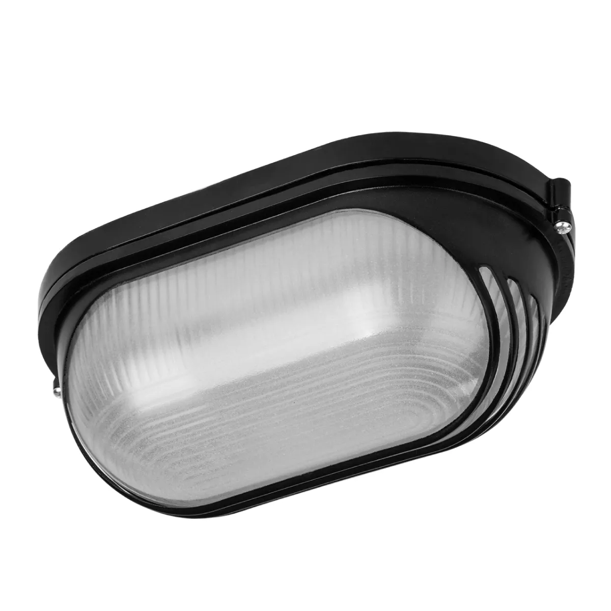 Corp de iluminat NPб1207 negru/oval cu peri 100W IP54 TDM
