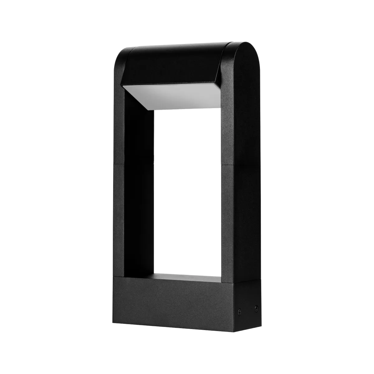 Светильник садово-парковый LED, Аура, H300 мм, 6 Вт, 3000 K, алюм./черн., IP65, TDM