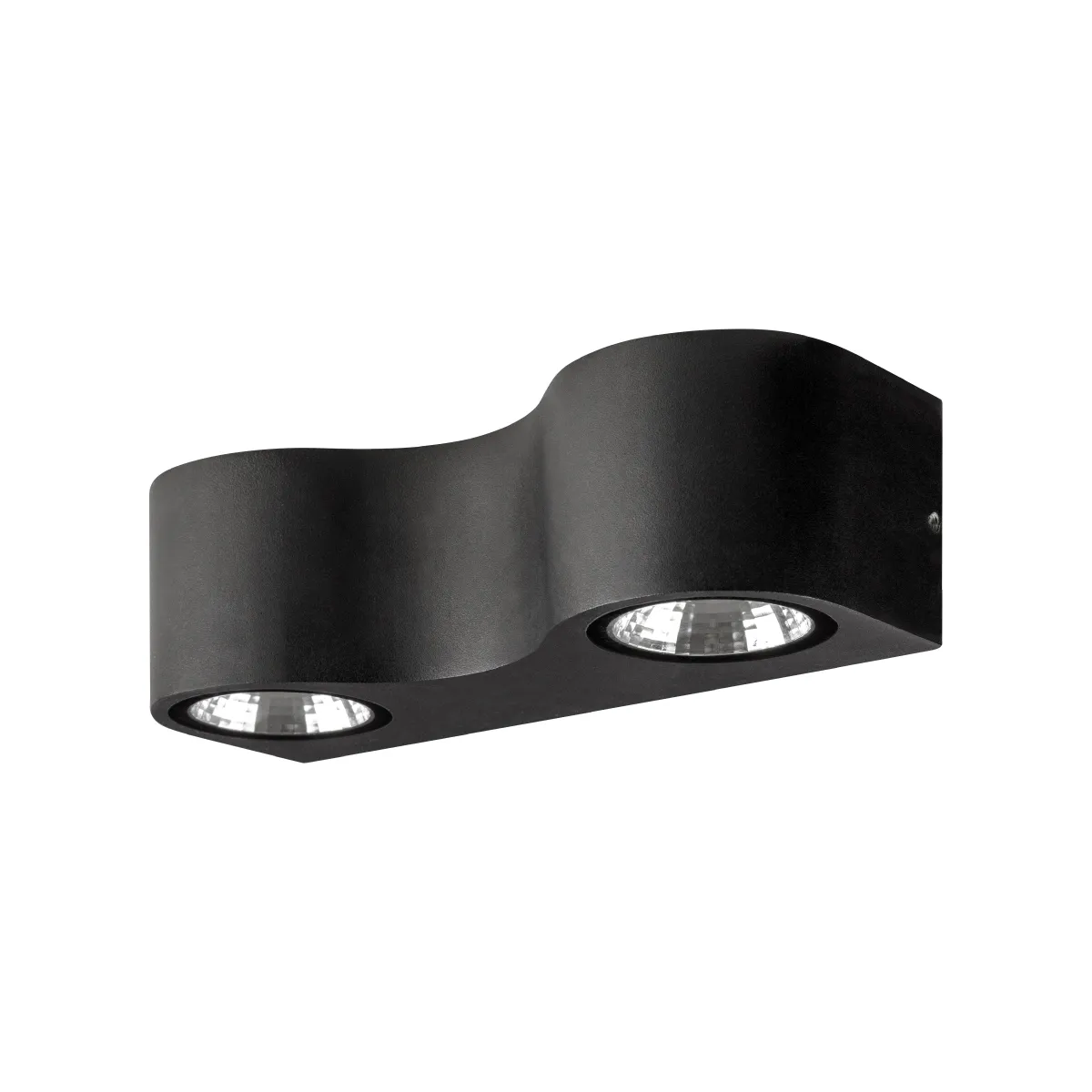 Lumină de perete LED, Duet, 4x3 W, 3000 K, L200 mm, alu./negru, sus/jos, IP65, TDM