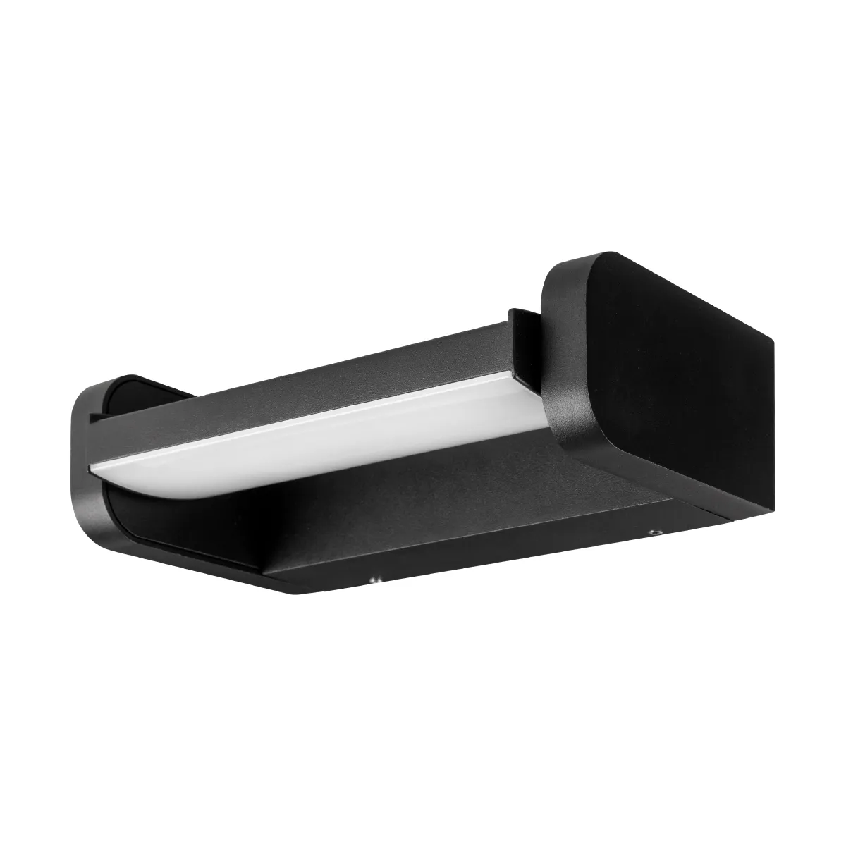 Lumină de perete LED, Aura, L200 mm, 6 W, 3000 K, alu./negru, IP65, TDM