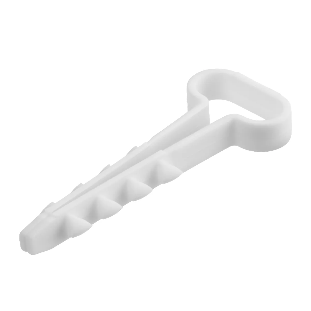 Dublă-curea pentru cablu plat 6-14mm alb (100 buc) TDM