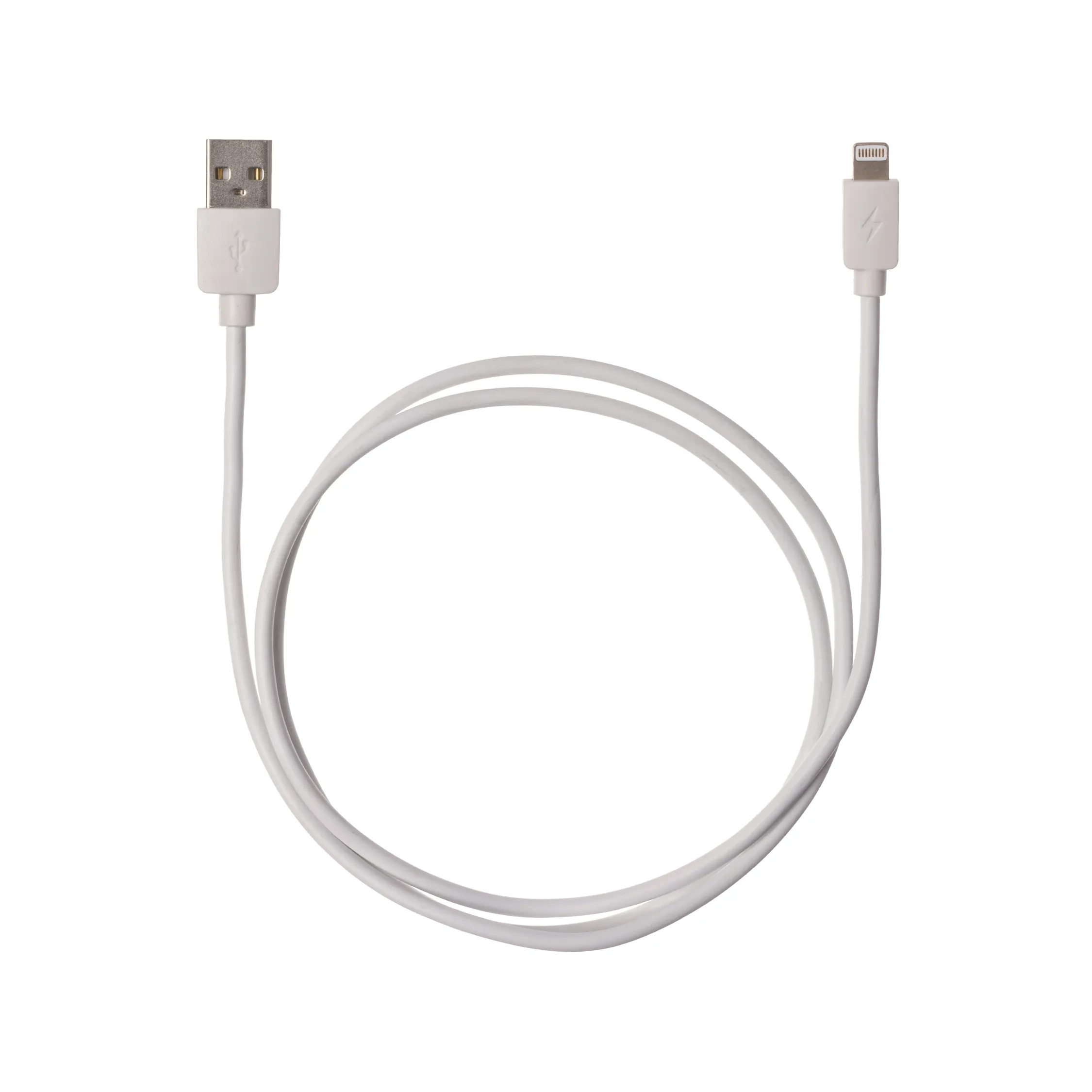 Дата-кабель, ДК 6, USB - Lightning, 1 м, білий, TDM
