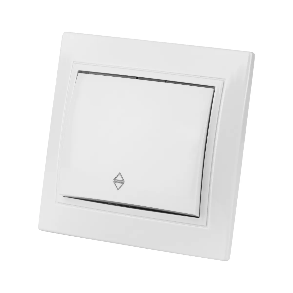 Comutator pe 2 direcții 1 cl. 10A (bază ceramică) alb "Taymyr" TDM