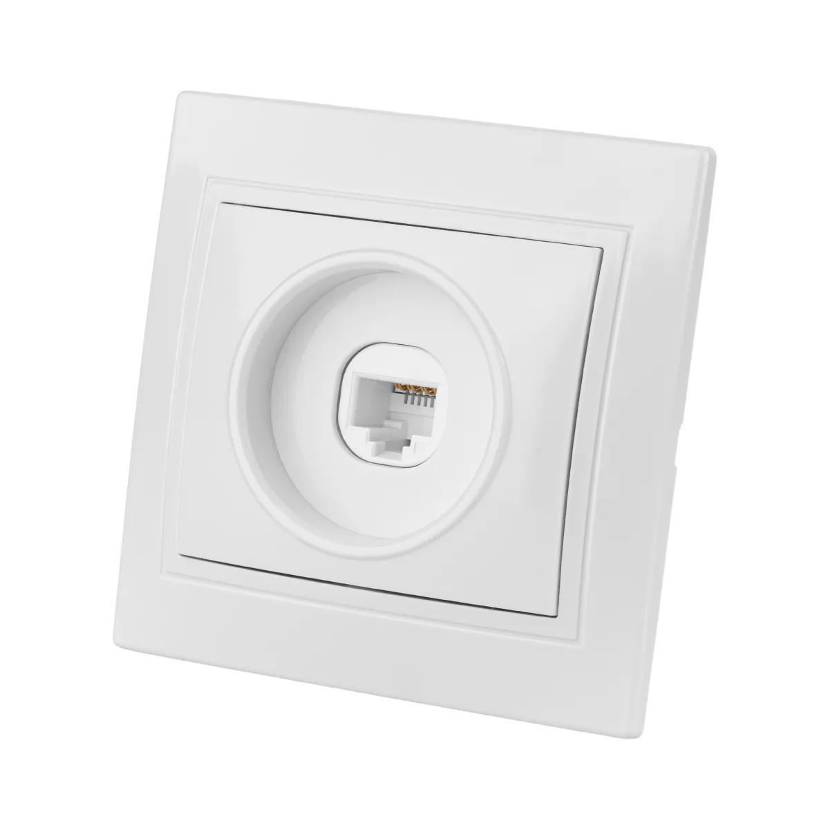 Розетка компьютерная RJ45 белая Таймыр TDM(SQ1814-0021)