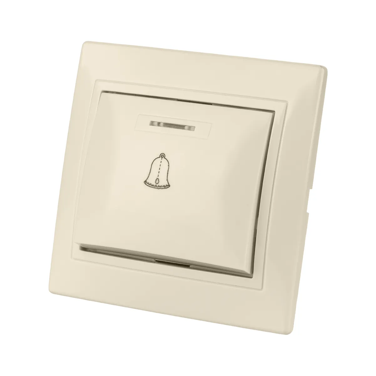 Buton de apel cu iluminare 6A (bază ceramică) finisaj os "Таймыр" TDM