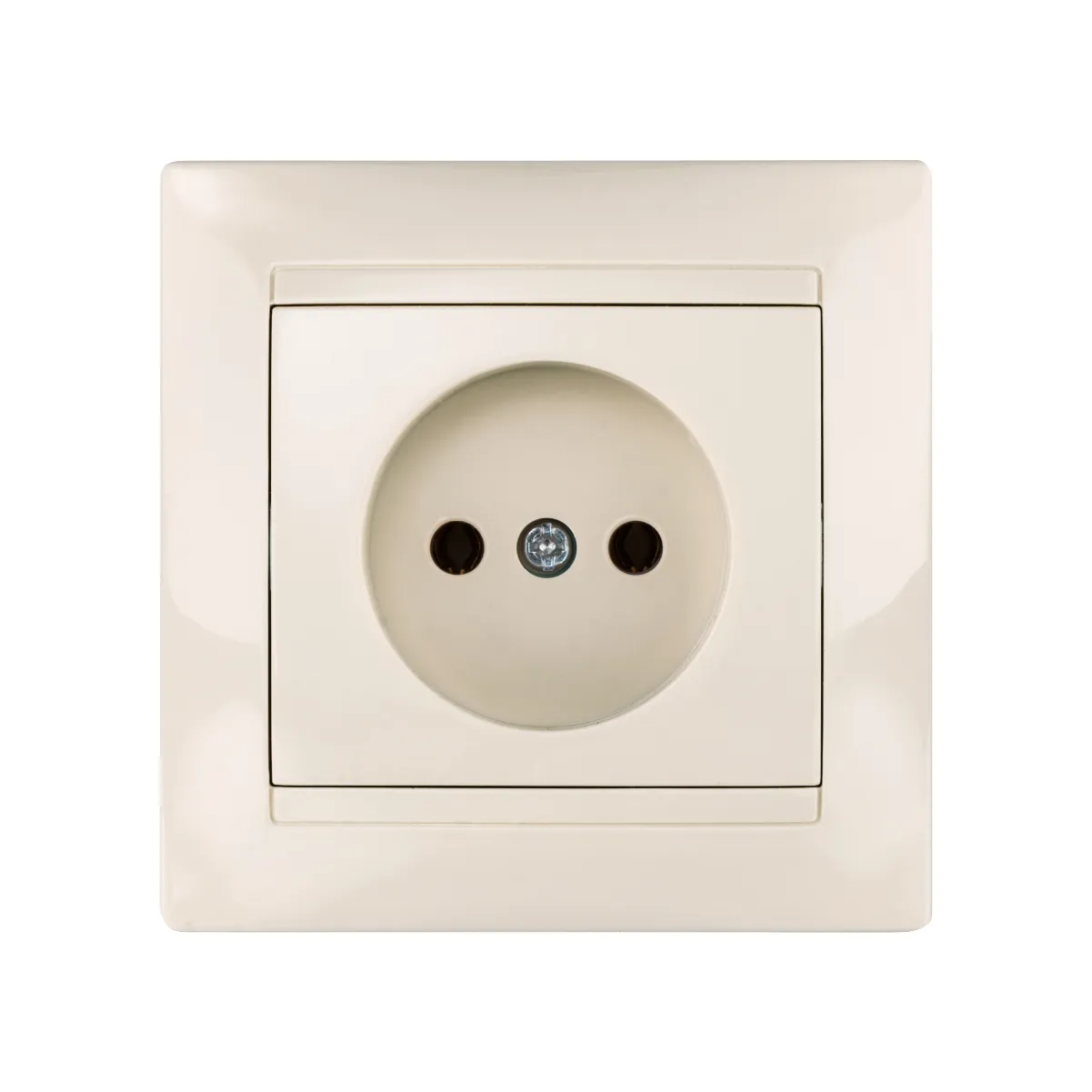 Priză 2P 10A 250V cu protecție la suprasarcină montaj perete "Лама" TDM