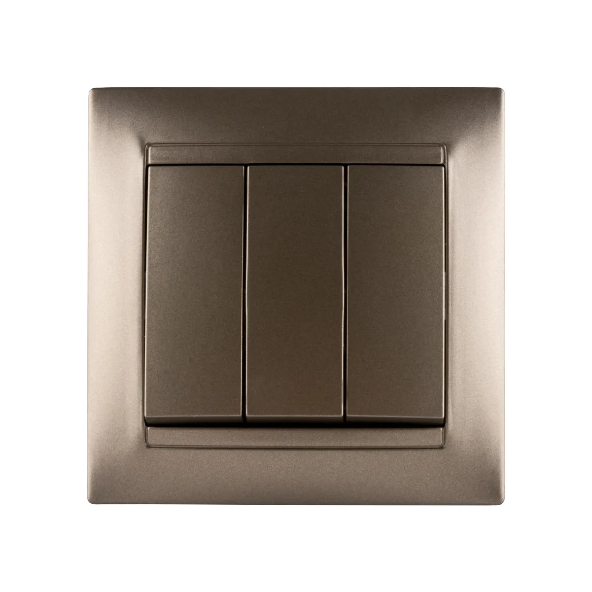 Comutator 3-cl. 10A bronz "Lama" TDM