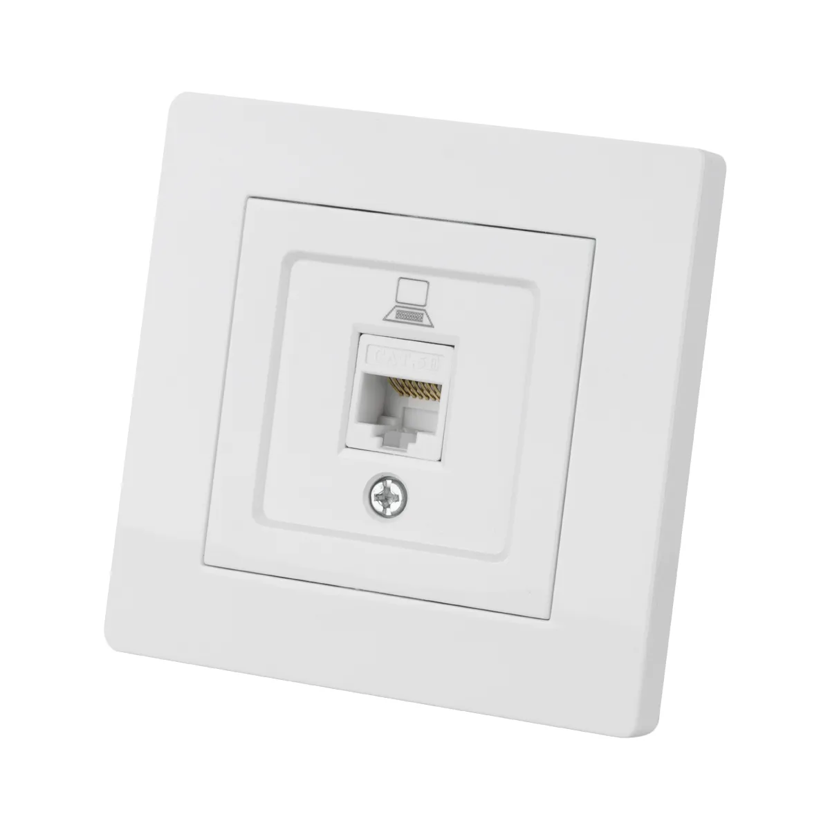 Priză de calculator RJ45 alb "Senez" TDM