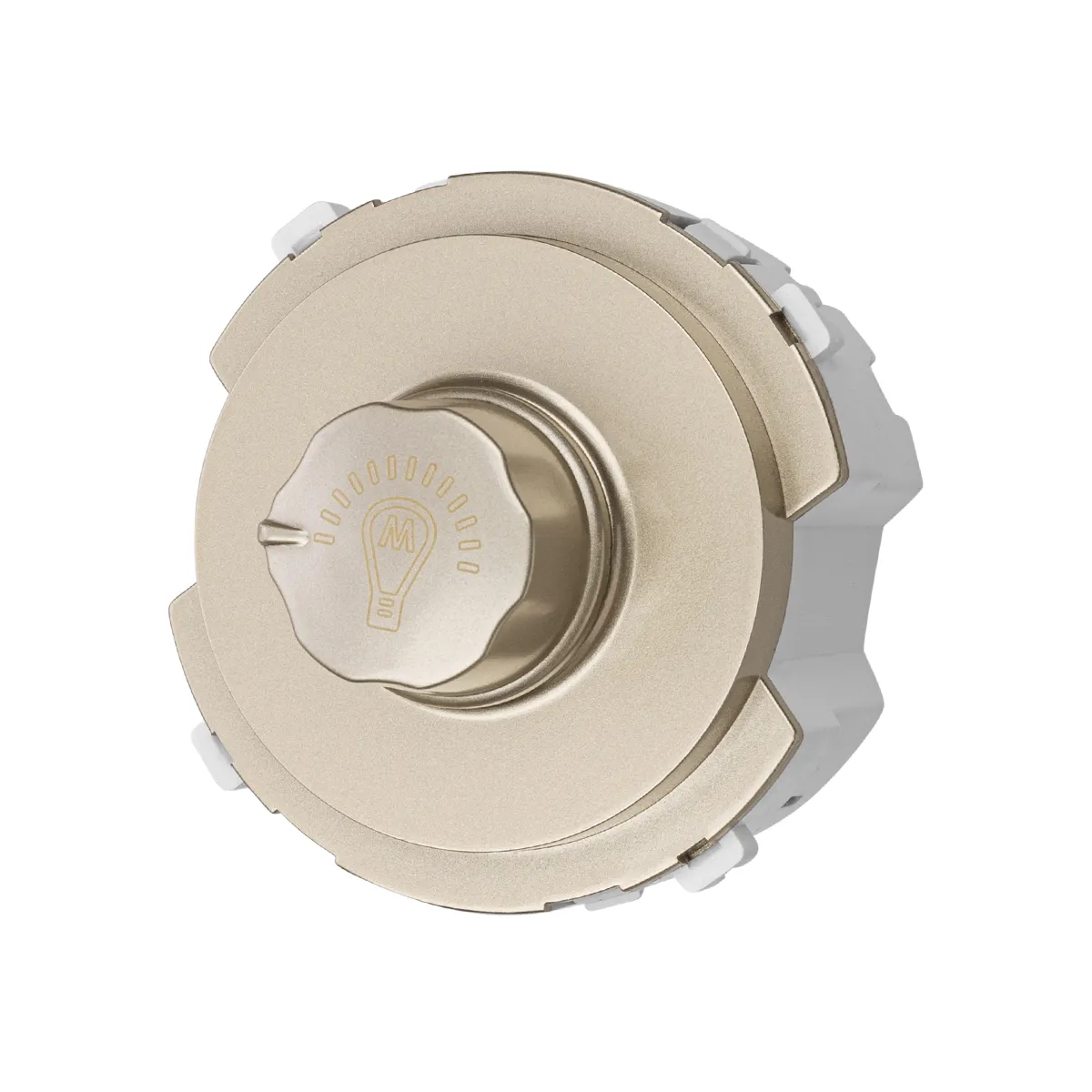 Regulator de lumină (RL, 500W) rotativ Champagne, „Baikal” TDM