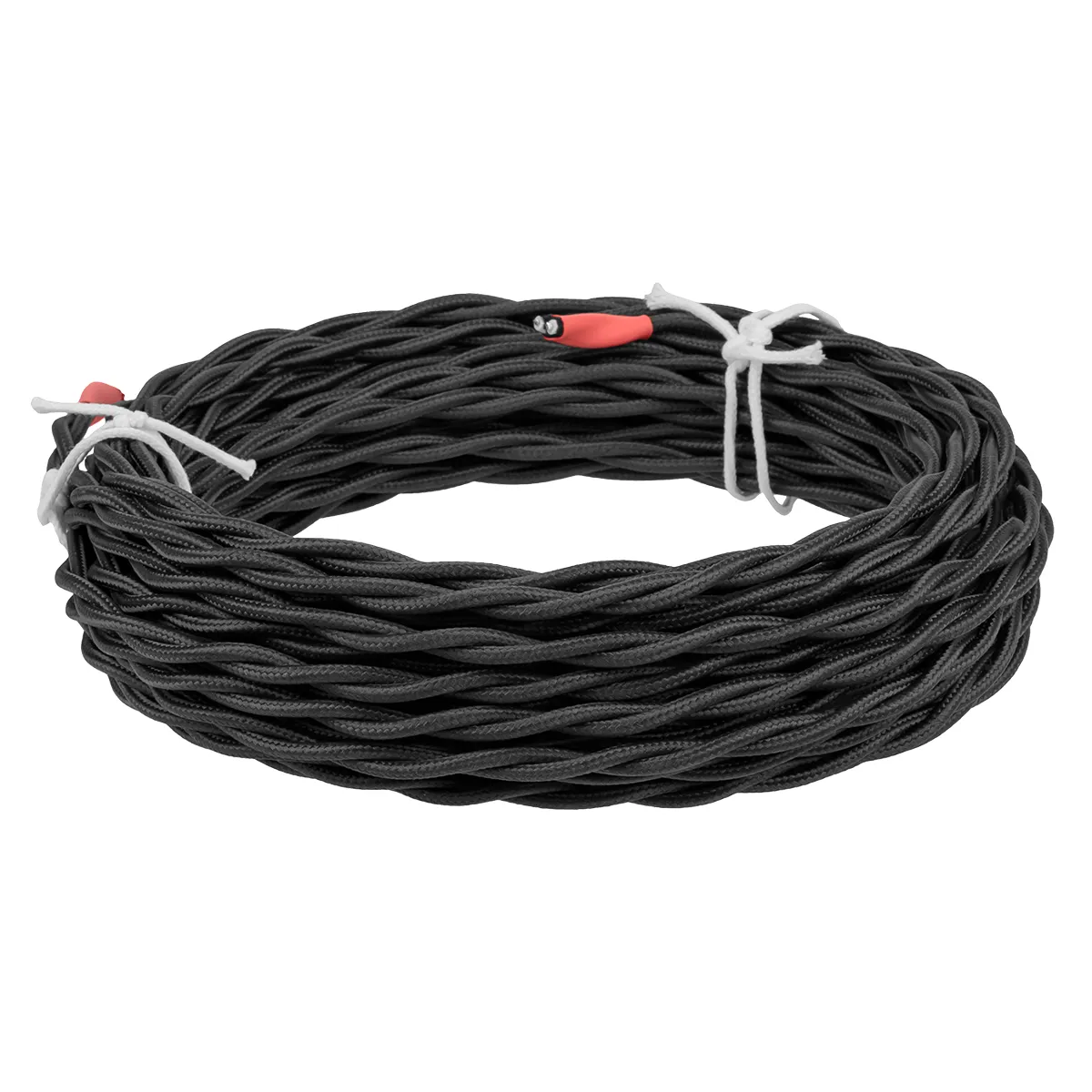 Cablu retro "Эко" 2х1,5 torsadat ГОСТ negru (20м) TDM