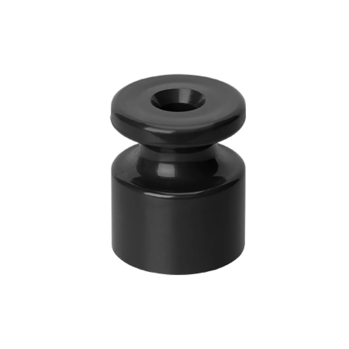 Izolator plastic negru (100 buc) TDM