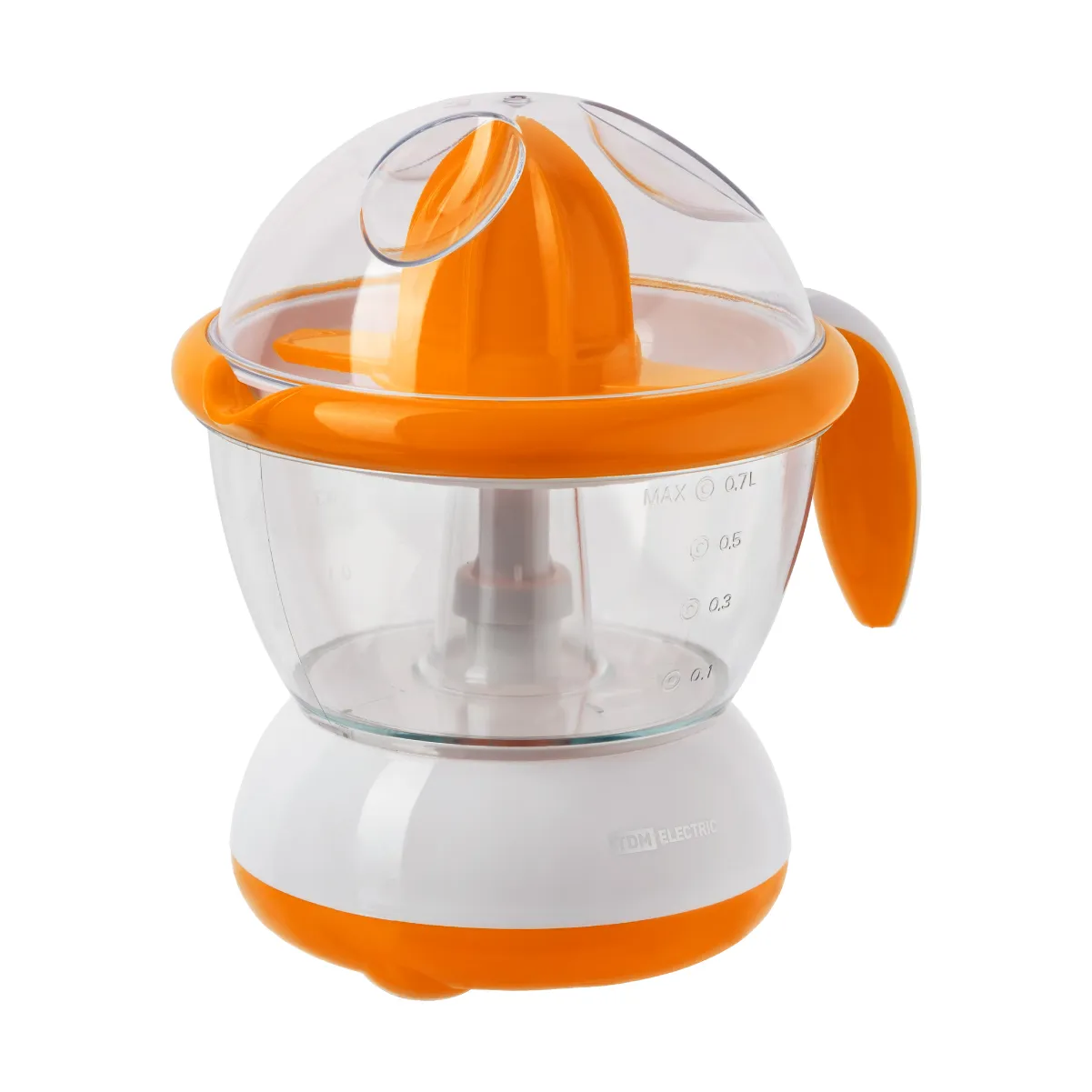Sticlă de suc electrică pentru citrice "Fresh 2", 40 W, 0,7 l, portocaliu, TDM
